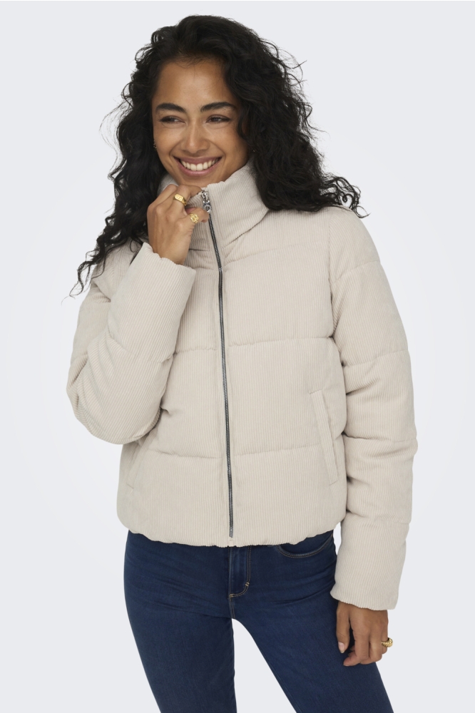 ONLNEWDOLLY CORDUROY PUFFER OTW NOO 15304768 Moonstruck/BIG CORDUROY